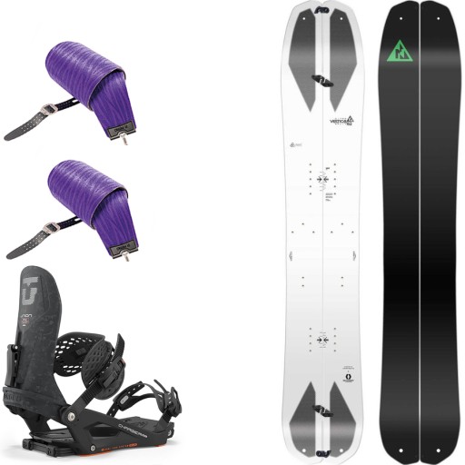 Splitboard NITRO Vertical & foki + wiązania UNION