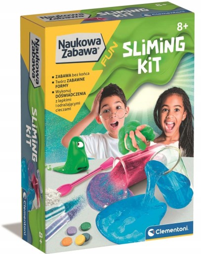 NAUKOWA ZABAWA FUN DOŚWIADCZENIA SLIME SLIMING KIT