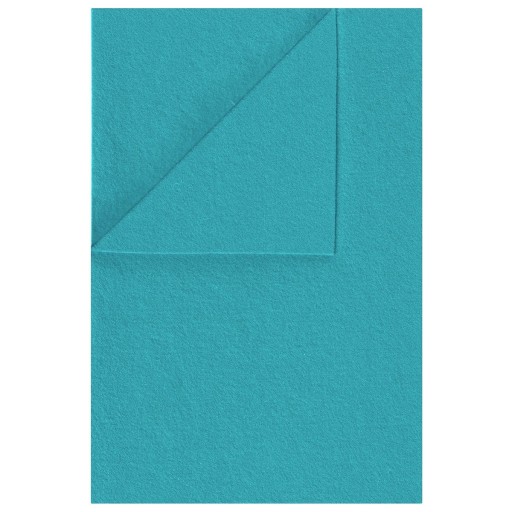 Filc 100% wełny 5695 turkusowy 20x30cm - 1szt