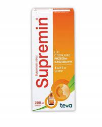 SUPREMIN 4MG/5ML SYROP NA KASZEL 200ML