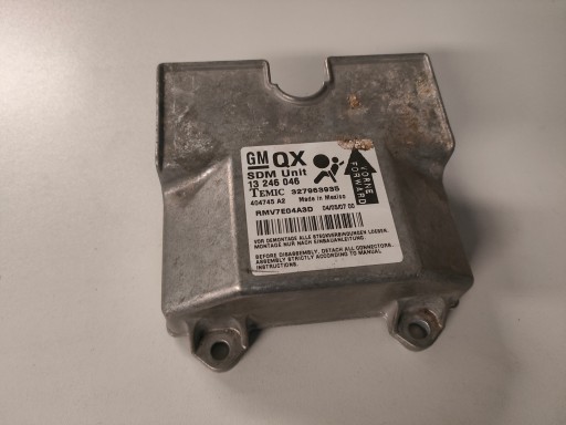 Moduł Sensor AIRBAG poduszek Opel Zafira B