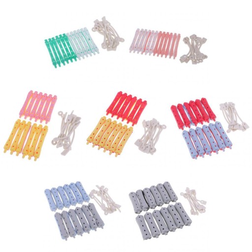 72x Hair Hairdressing Perm Rods Rollers Salon DIY Styling Curlers Tools