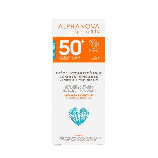 Krem z filtrem do Twarzy SPF 50 PRZECIWSŁONECZNY