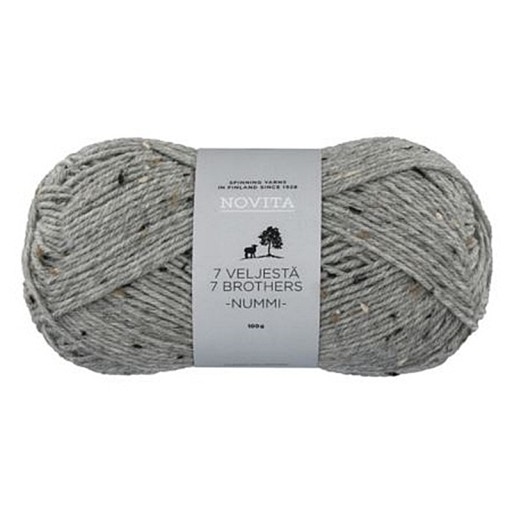WŁÓCZKA WEŁNA GRUBA TWEED NOVITA 7 BROTHERS NUMMI 946