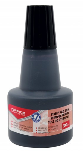 TUSZ DO PIECZĄTEK OFFFICE PRODUCTS, 30ML, CZARNY