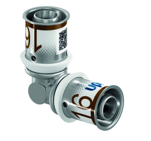 Uponor kolano 16 - 16 PEX zaprasowywane