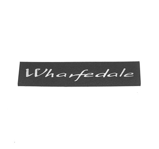Naklejka Emblemat WHARFEDALE srebrna 60x13mm