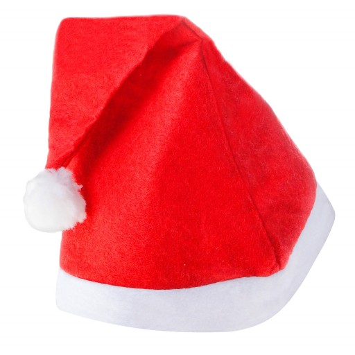 CZAPKA MIKOŁAJA PLUSZOWA MIKOŁAJKI ŚWIĄTECZNA