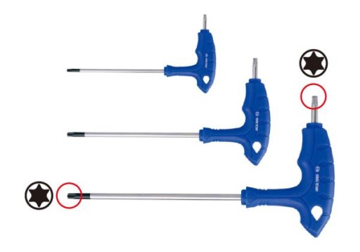 King Tony Klucz IMBUS TORX Z RĄCZKĄ T40 30 TYP 'L' KING TONY 116340TR