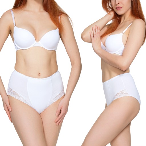 figi modelujące MITEX ELA białe , bawełna , XL