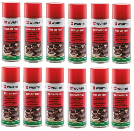 WURTH Odrdzewiacz Rost-Off Plus DUZY 400ml * 12SZT