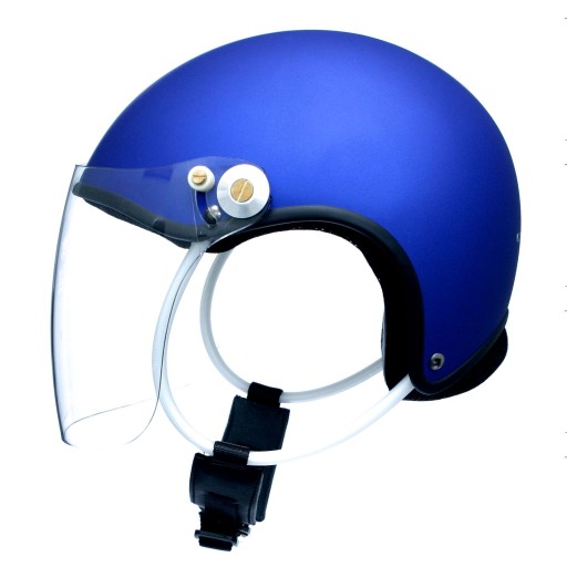 KASK BEZ ŁĄCZNOŚCI NIEBIESKI MAT Z WIZ PPG NAVCOMM