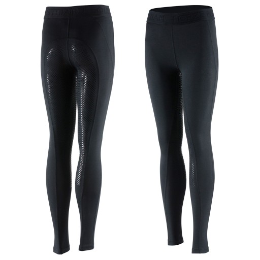 Legginsy jeździeckie Horze MADISON czarne r.160
