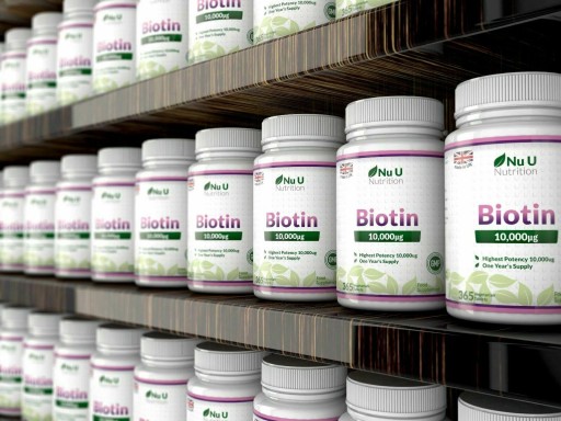 500x Nu U Biotyna 10000 mcg 365 Tabletek - hurt