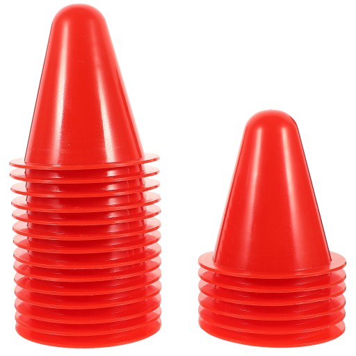 20 SZT. ROLKÓWKI STOŻKI PILE CUP BLOKI DROGOWE SPORT ZWINNOŚĆ SZKOLENIA CON