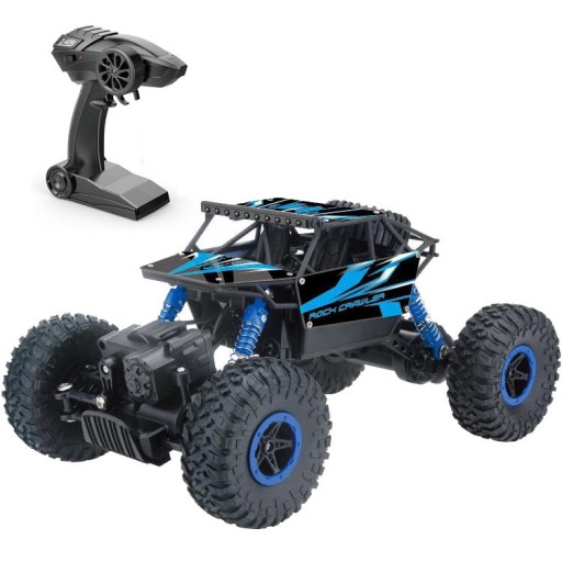 SAMOCHÓD RC TERENOWY ZDALNIE STEROWANY ROCK CRAWLER NA AKUMULATOR + PILOT