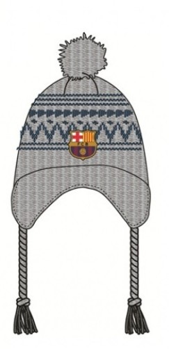 Czapka zimowa FC Barcelona