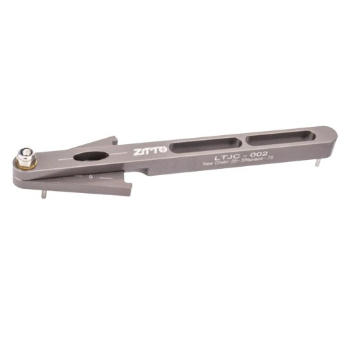 Portable Chain Checker Measuring Ruler Measurement, Folding Argent