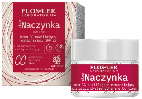 FLOSLEK NACZYNKOWA KREM CC 50ML NAWILŻAJĄCO WZMACN
