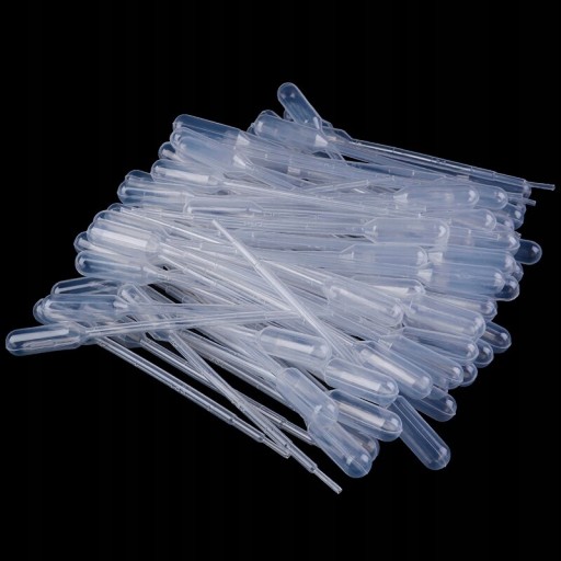 100 szt. 1ml plastikowa pipeta Pasteur pipeta z za