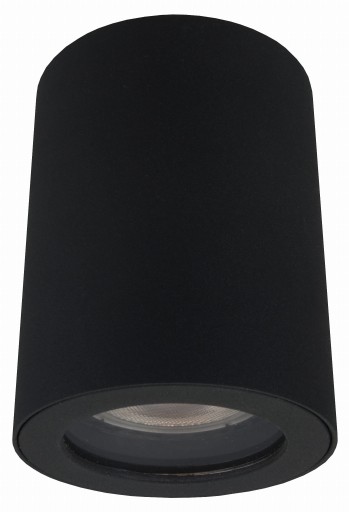 Spot tuba czarna natynkowa IP65 Light Prestige