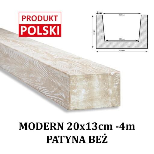 BELKI RUSTYKALNE BELKA MODERN Imitacja 20x13 4m