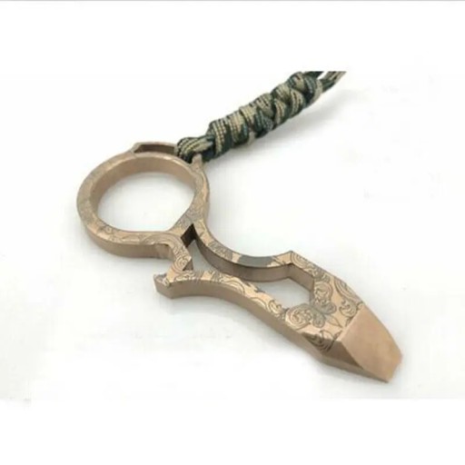 1pc Outdoor Titanium Alloy Crowbar Pry Bar Underreach EDC Tools Bottle