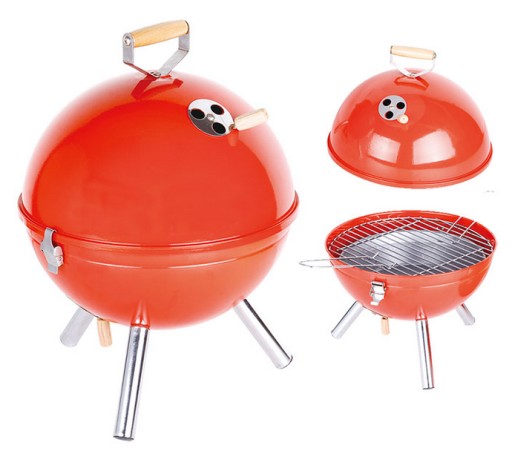 GRILL Z POKRYWĄ MINI GRIL WĘGLOWY PRZENOŚNY MAŁY TURYSTYCZNY KEMPINGOWY 2kg