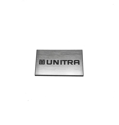 Naklejka Emblemat Unitra srebrna 39x23mm