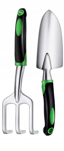 GRABKI + SZPADELEK METAL GARDENTIME MOCNE SOLIDNE