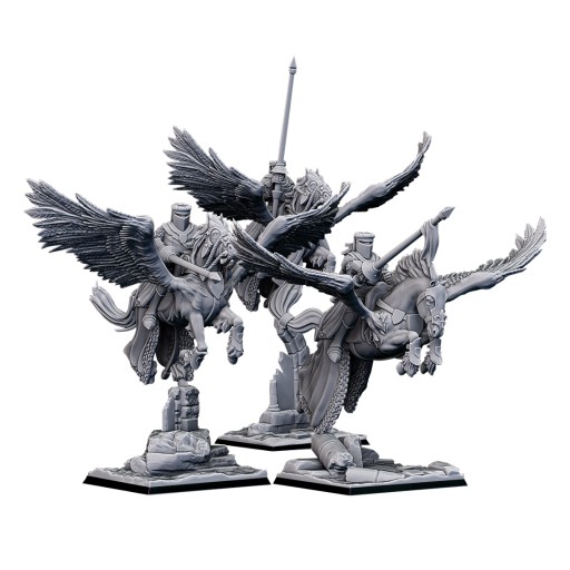 Pegasus Knights - Bretonnia - Highlands Miniatures