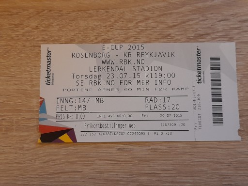 Liga Europy , Rosenborg BK - KR Reykjavik
