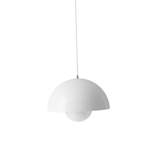 Nordic Macaron Pendant Light Minimalist Hanging Light Adjustable White