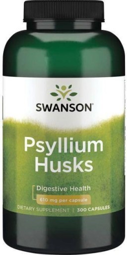SWANSON PSYLLIUM HUSKS 610mg 300k BABKA PŁESZNIK BŁONNIK