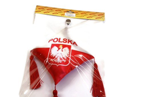 PODUSZECZKA biało-czerwona POLSKA TIR BUS