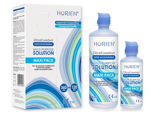 HORIEN Ultra Comfort Maxi Pack 360ml+120ml płyn