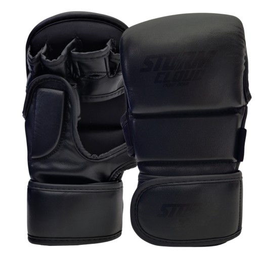 StormCloud Rękawice MMA Sparingowe 7oz Rookie Czarne/Czarne XL