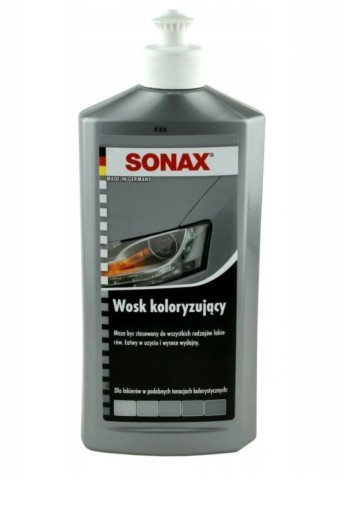 SONAX WOSK NANO KOLORYZUJĄCY SZARY 500ml 296300