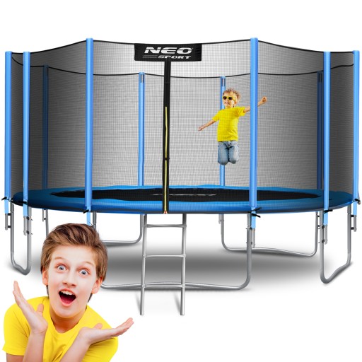 TRAMPOLINA OGRODOWA 465cm 15ft NEOSPORT model 2024