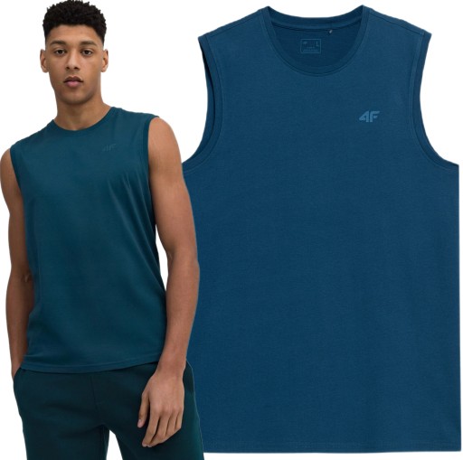 MĘSKI PODKOSZULEK 4F TANK TOP 4FSS23TSLEM016 XL