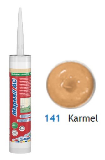 MAPEI Silikon Mapesil AC 141 KARMEL PYŁ 310ml