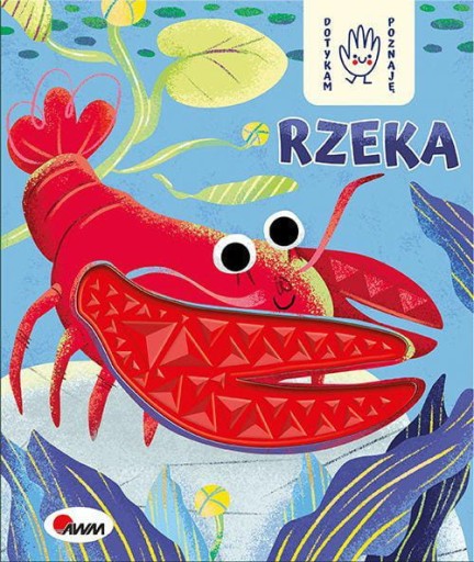 Dotykam poznaję RZEKA Książeczka sensoryczna