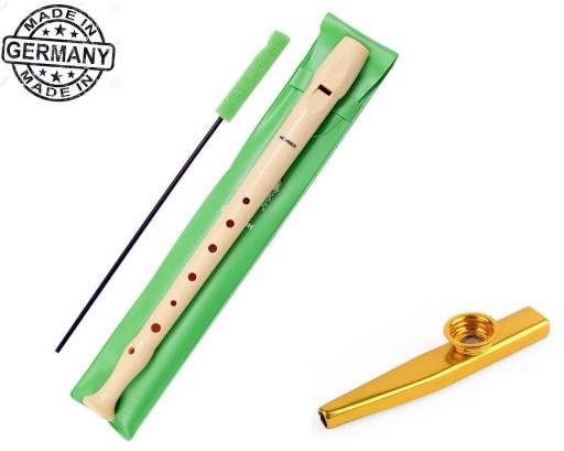 FLET SOPRANOWY HOHNER 95083 + METALOWE KAZOO + !
