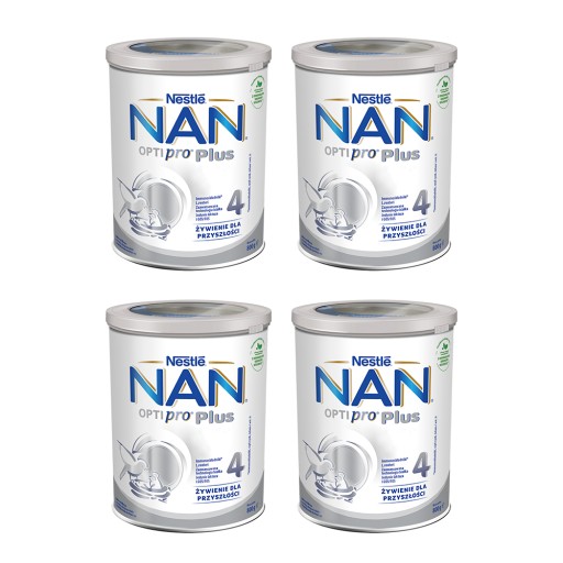 NAN OPTIPRO Plus 4 Mleko modyfikowane 4x800g
