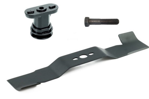 NÓŻ do kosiarki NAC 46 cm ZBIERAJĄCY S461 LP46 LS46 + ADAPTER noża + Śruba