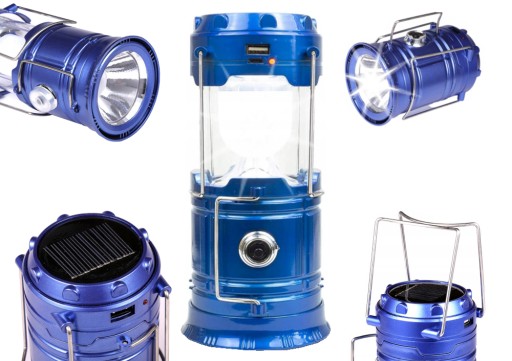 LAMPA TURYSTYCZNA AKUMULATOR KEMPINGOWA SOLAR LED