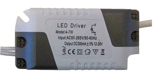 Zasilacz LED DRIVER 4- 7W DC 12- 28V transformator