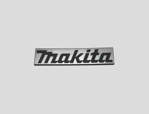 MAKITA naklejka emblemat 114x26mm * SREBRNA