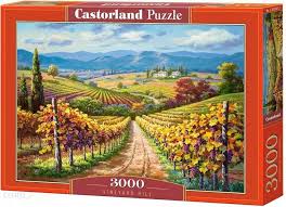 Puzzle CASTORLAND 3000 el WINNICA WINOGRONA VINEYA