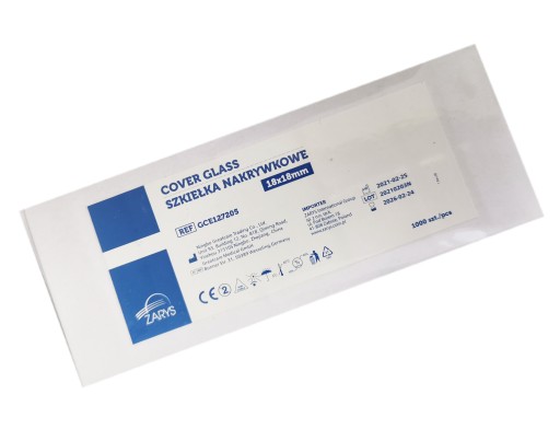 Szkiełka mikroskopowe nakrywkowe 20x20 mm /1000 szt.